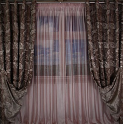 Комплект штор, арт: 0138 с тюлем